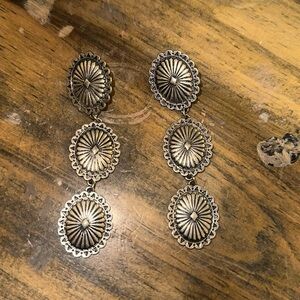Western style earrings